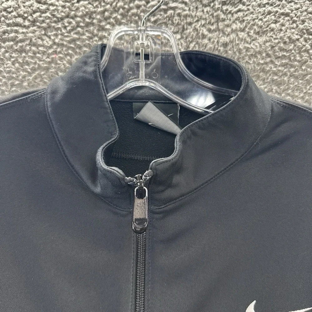 Nike Golf Track Jacket Men's Size Small Black Full Zip Therma-Fit Jacket Size S